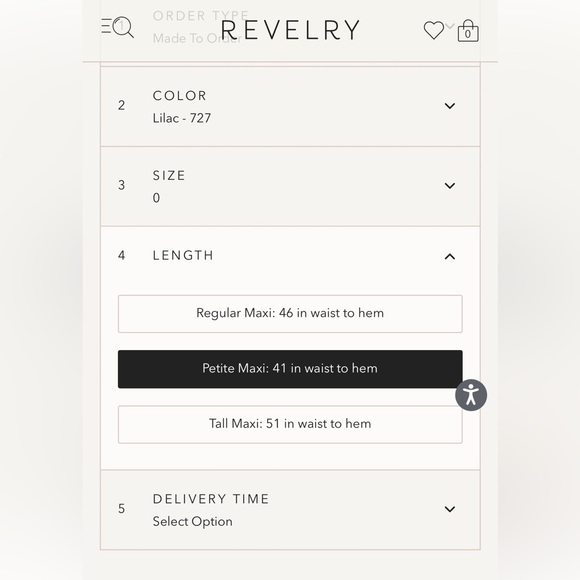 Revelry Athena Satin Dress (Petite Maxi, Size 0) - Picture 3 of 11
